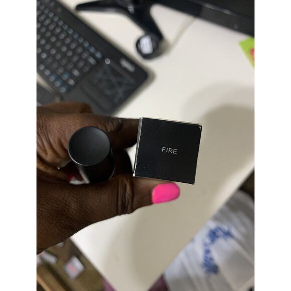 bareMinerals GEN NUDE MATTE Liquid Lipcolor In Fire, Full Size New In Box - Picture 3 of 4